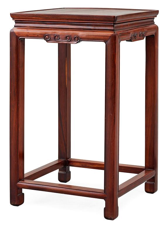 A hardwood table, Qing dynasty.