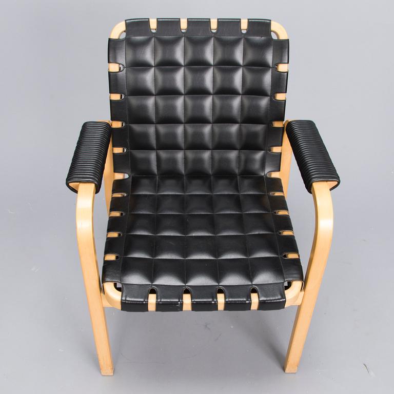 ALVAR AALTO, a late 20th century '45' armchair for Artek.