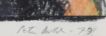 PETER DAHL, pastell, sign o dat -79.