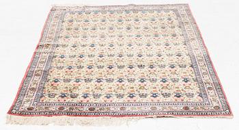 Rug, Ghom, silk, approximately 176 x 126 cm.