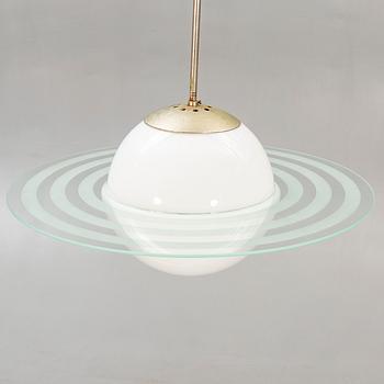 Ceiling lamp, "Saturn", 1940s.