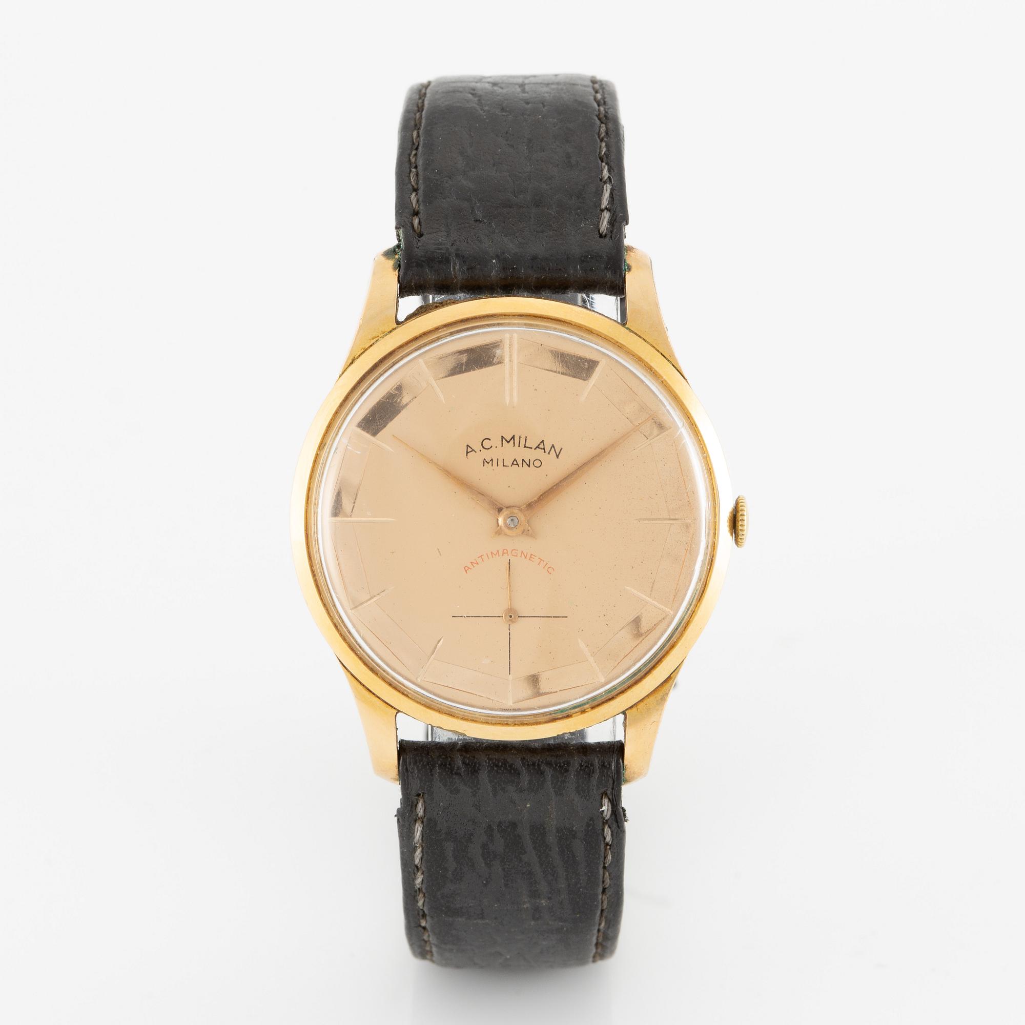Wristwatch, "AC Milan", "Antonio Durán", 35 mm.