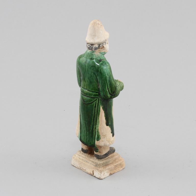 FIGURIN, lergods, troligen Ming dynastin (1368–1644).