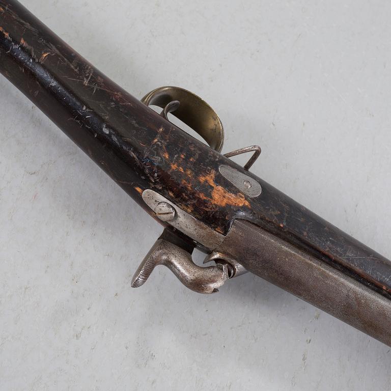 A percussion rifle, m/1857.