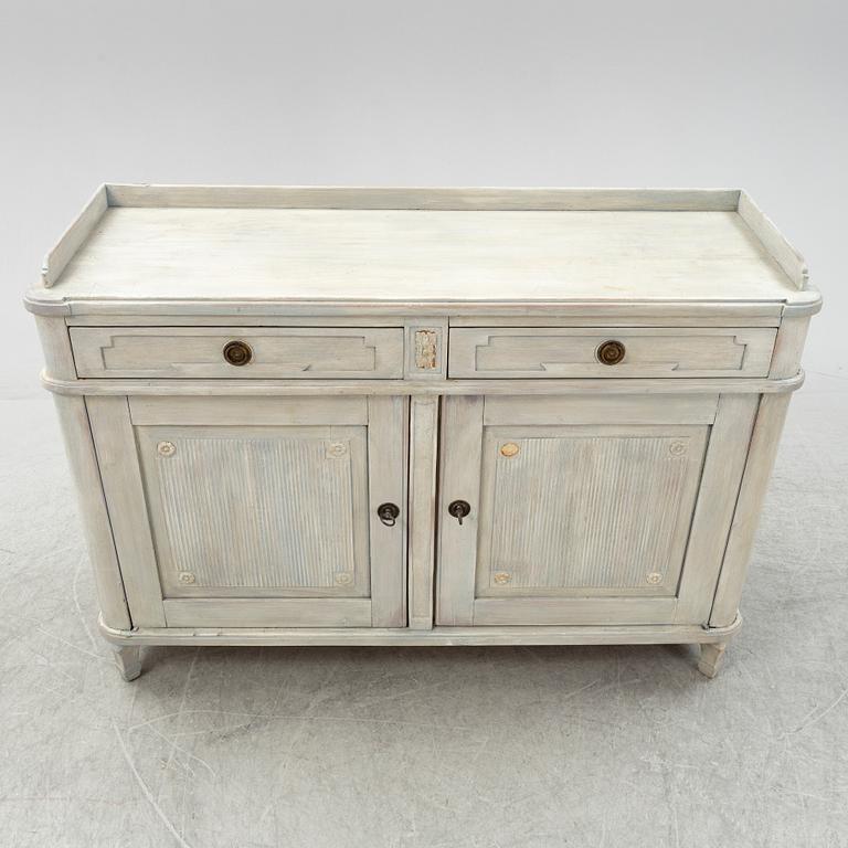 A Gustavian Style Cabinet, 19th century.