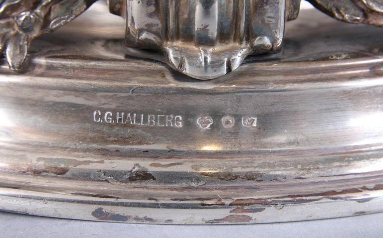 PRAKTSKÅL, silver, C G Hallberg, 1907.