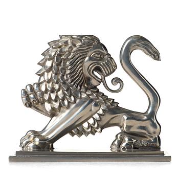 318. Anna Petrus, a pewter bookend for Svenskt Tenn, Stockholm, 1930.