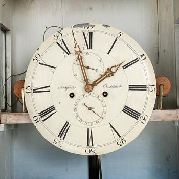 A wall pendulum clock by Anders Nylander, mid 19th century.