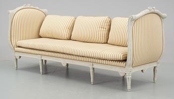 A Gustavian late 18th Century sofa.