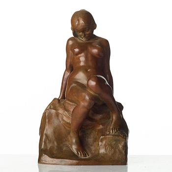 Carl Eldh, "Sittande flicka".
