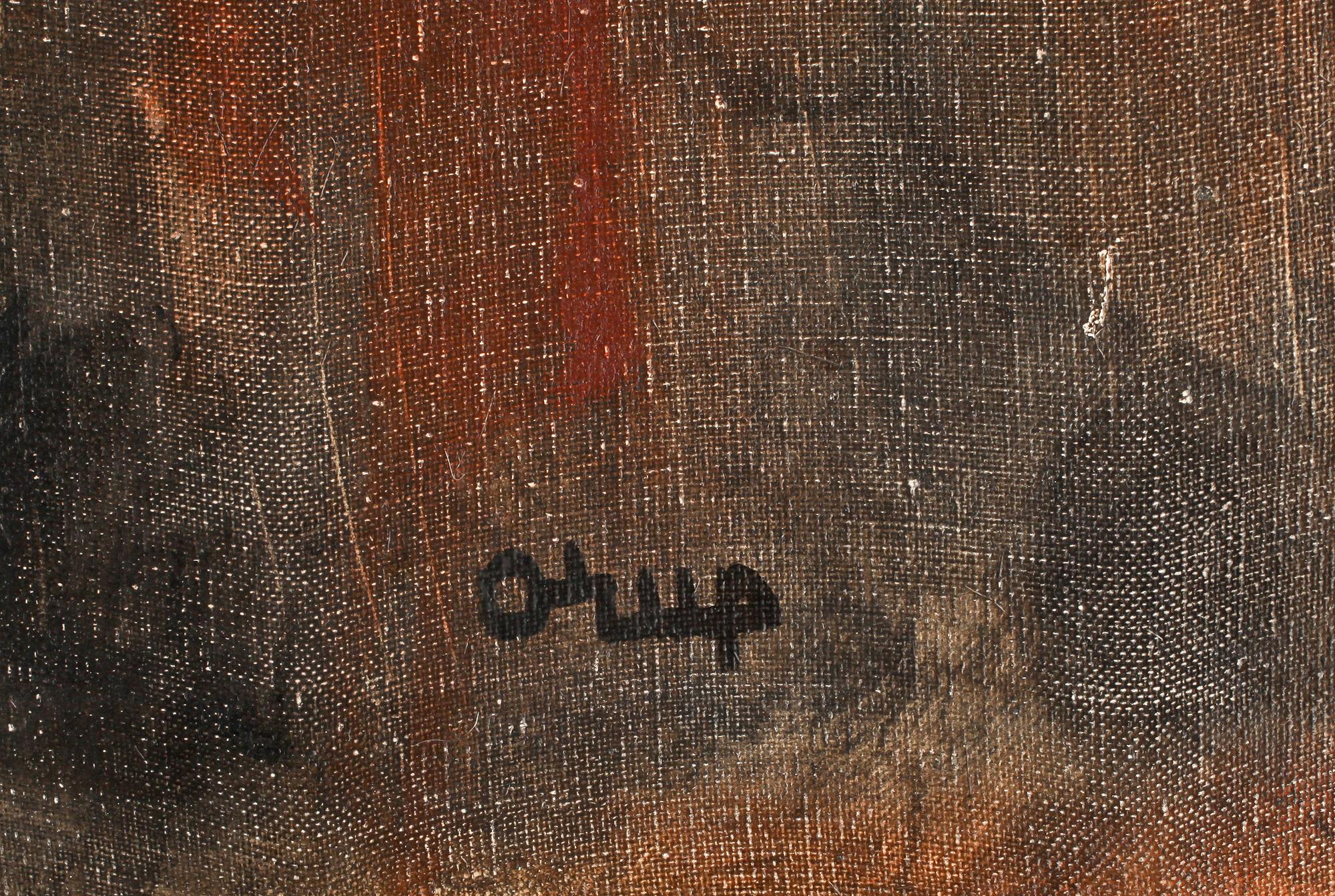 BENGT ORUP, olja på duk, sign, a tergo märkt Ibiza 1965.