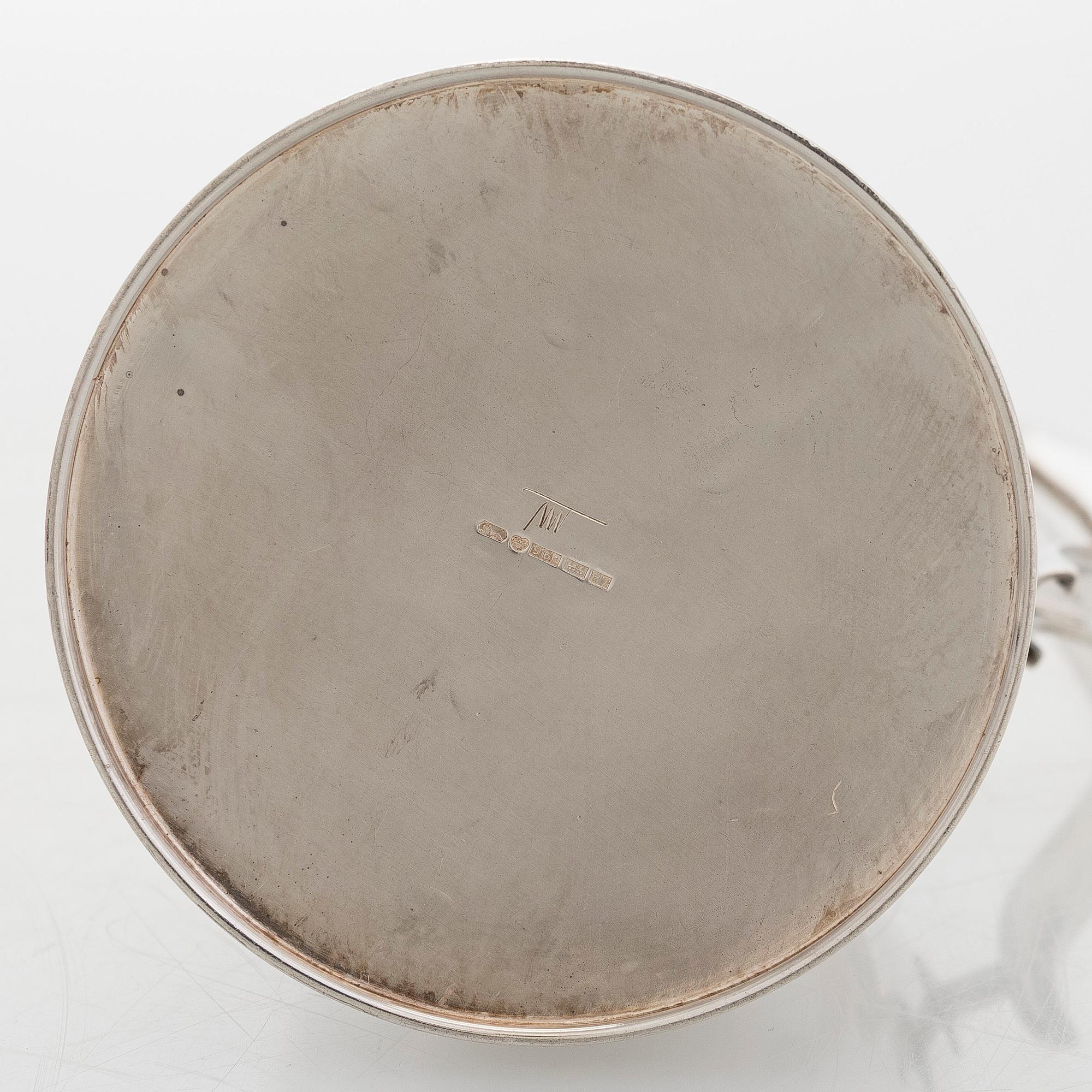 Tapio Wirkkala, Tillbringare, silver, Kultakeskus, Tavastehus 1961.