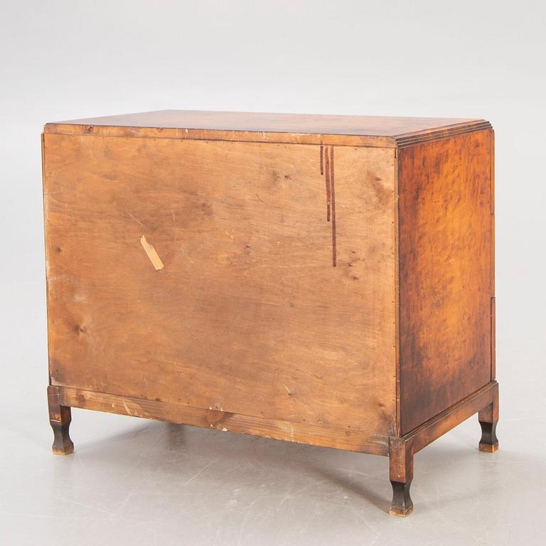 A 1930s birch dresser.