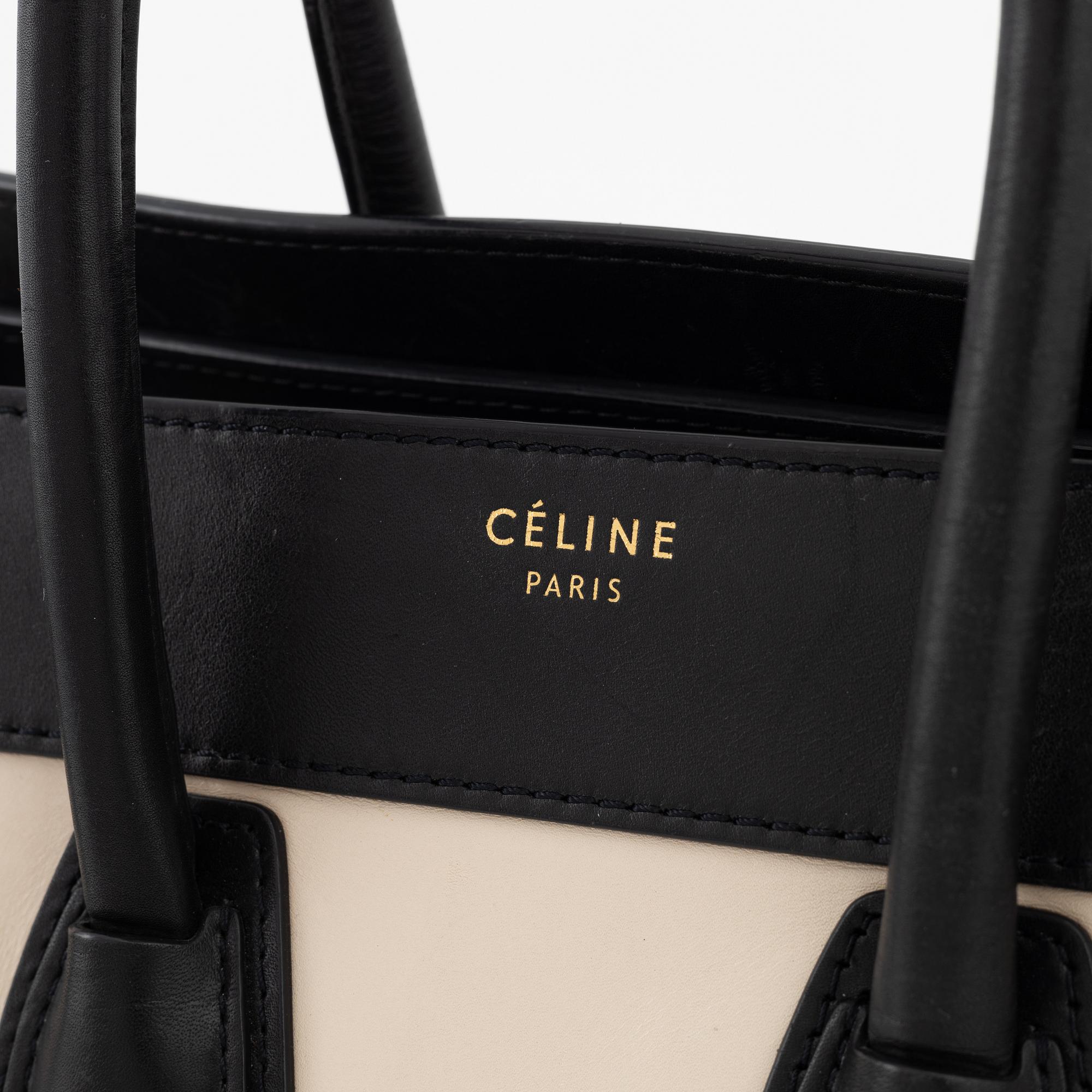 Céline, a leather 'Luggage' handbag.