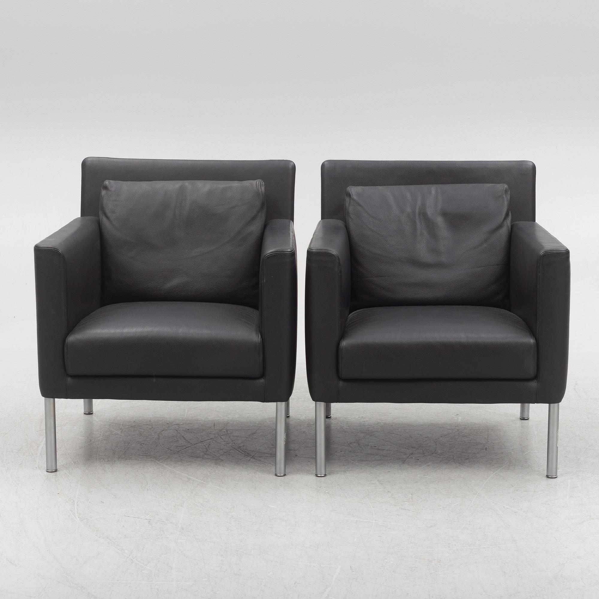 Walter Knoll, a pair of armchairs, 'Jason 391'.