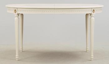 MATSALSGRUPP, 5 delar, gustaviansk stil, 1900-talets andra hälft.