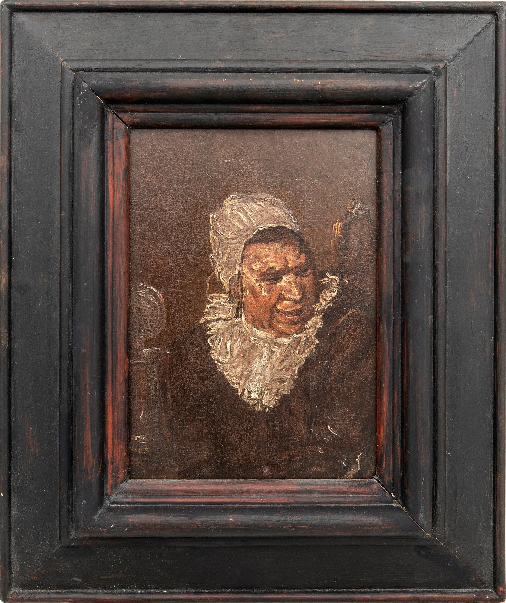 Judith Leyster, follower of Woman with a Bird and a Beer Jug.