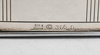 TÄNDARE, silver, Georg Jensen, Danmark, Design Sigvard Bernadotte. Tot vikt 272 gram.