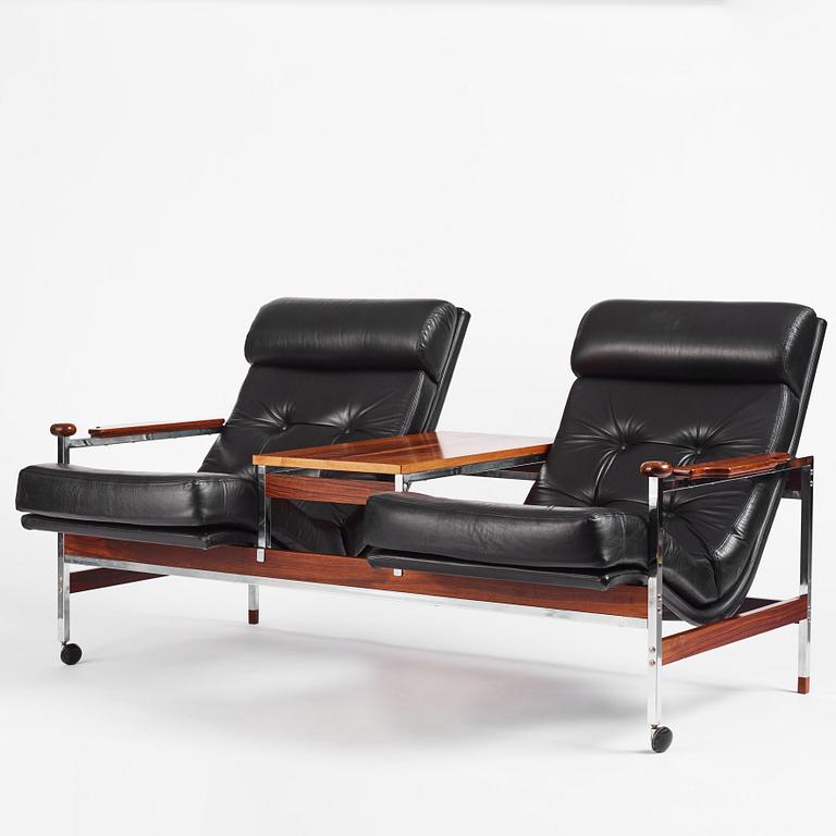 Eric Merthen, a seating group, 'Kronfåtöljen', AB Dahléns Fåtöljindustri, Dalum, 1960s-70s.