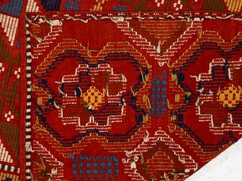 A textile, Scandinavia, circa 1900, c. 195-200 x 130 cm.