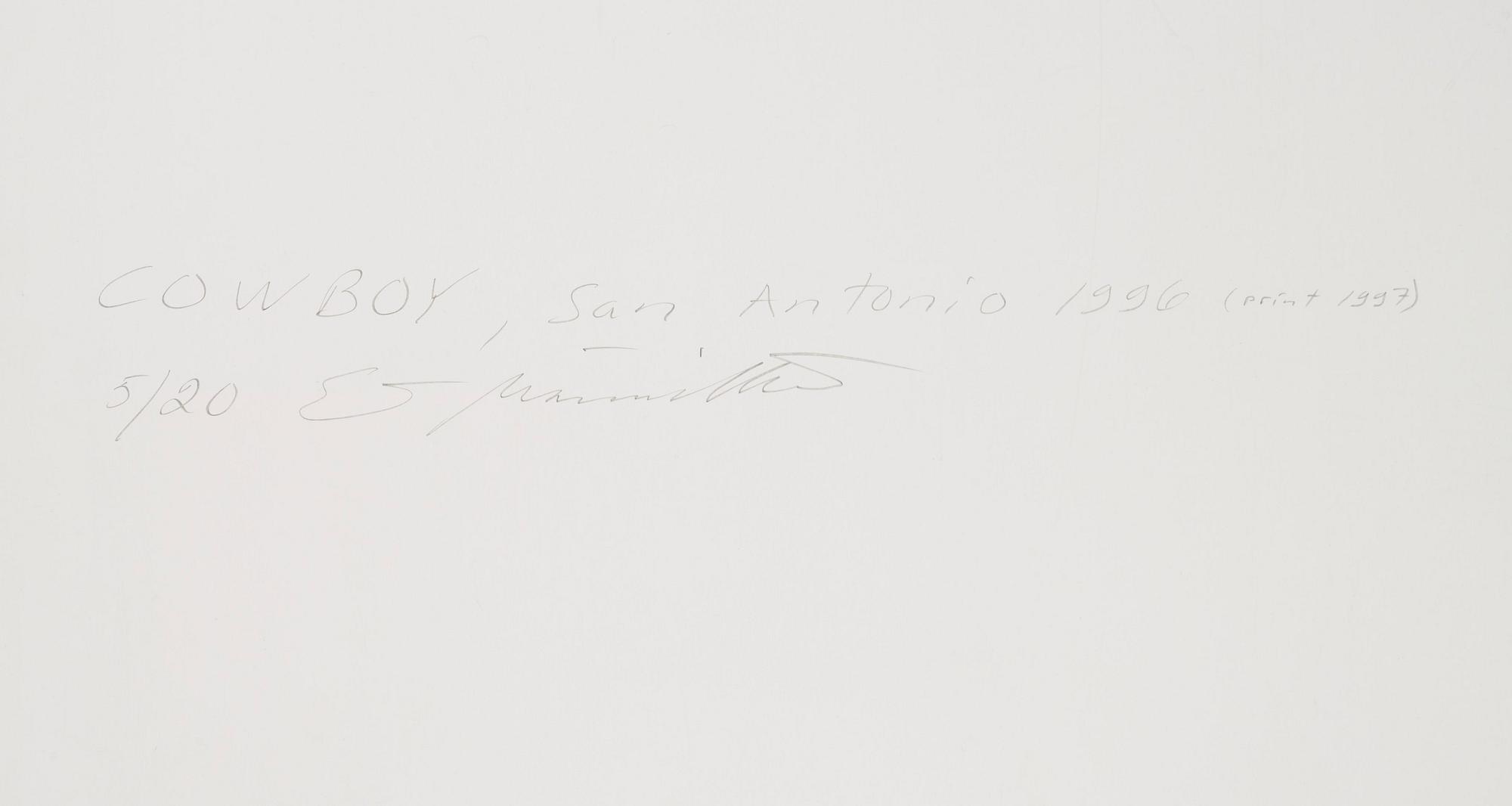 Esko Männikkö, "Cowboy, San Antonio", 1996.