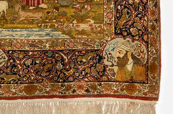 An antique Tabriz rug, Northwest Persia, c. 267 x 162 cm.