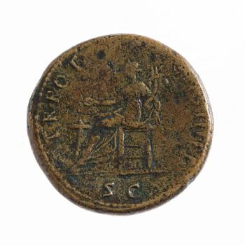 MYNT, brons, Trajanus sestertie, 98-117e.Kr.