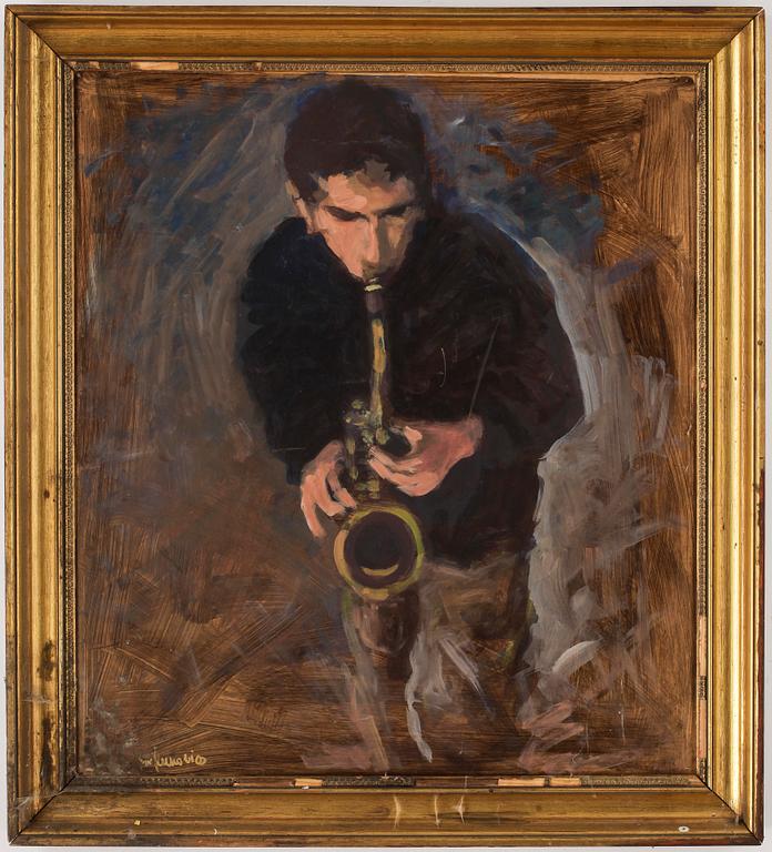 LASZLO TRIFUNOVICS, tillskriven, olja på pannå, 1900/2000-tal, signerad.