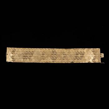 ARMBAND, 18k guld. Vikt ca 56,5 gram.