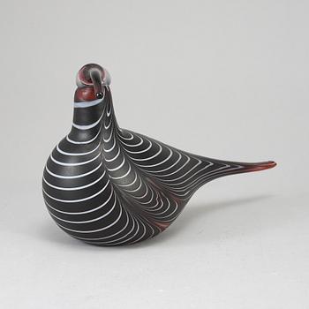 OIVA TOIKKA, a glass bird, Curlew (Kuovi), signed O. Toikka Nuutajärvi.