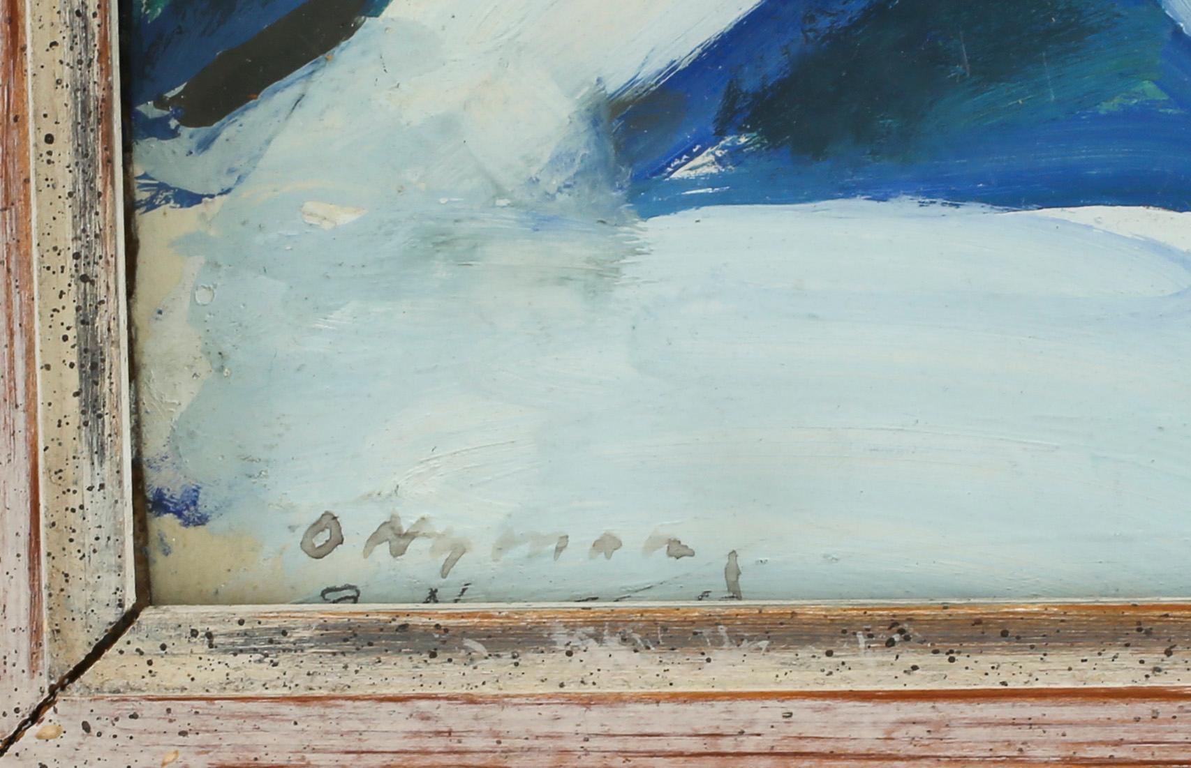 OLLE NYMAN, gouache, signerad.