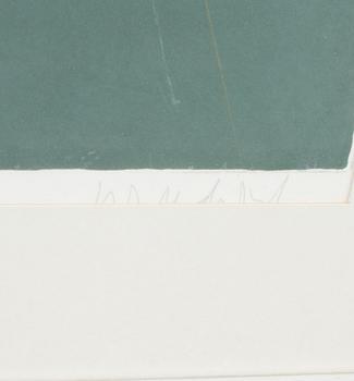 PAUL WUNDERLICH,  Färglitografi.E.A. Signerad.