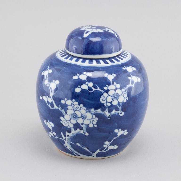 A porcelain jar form China, late Qing dynasty (1644-1912).