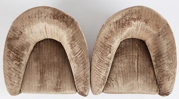 Roberto Lazzeroni, a pair of "Hudson" easy chairs, Ipe Cavalli, Italy, post 1996.