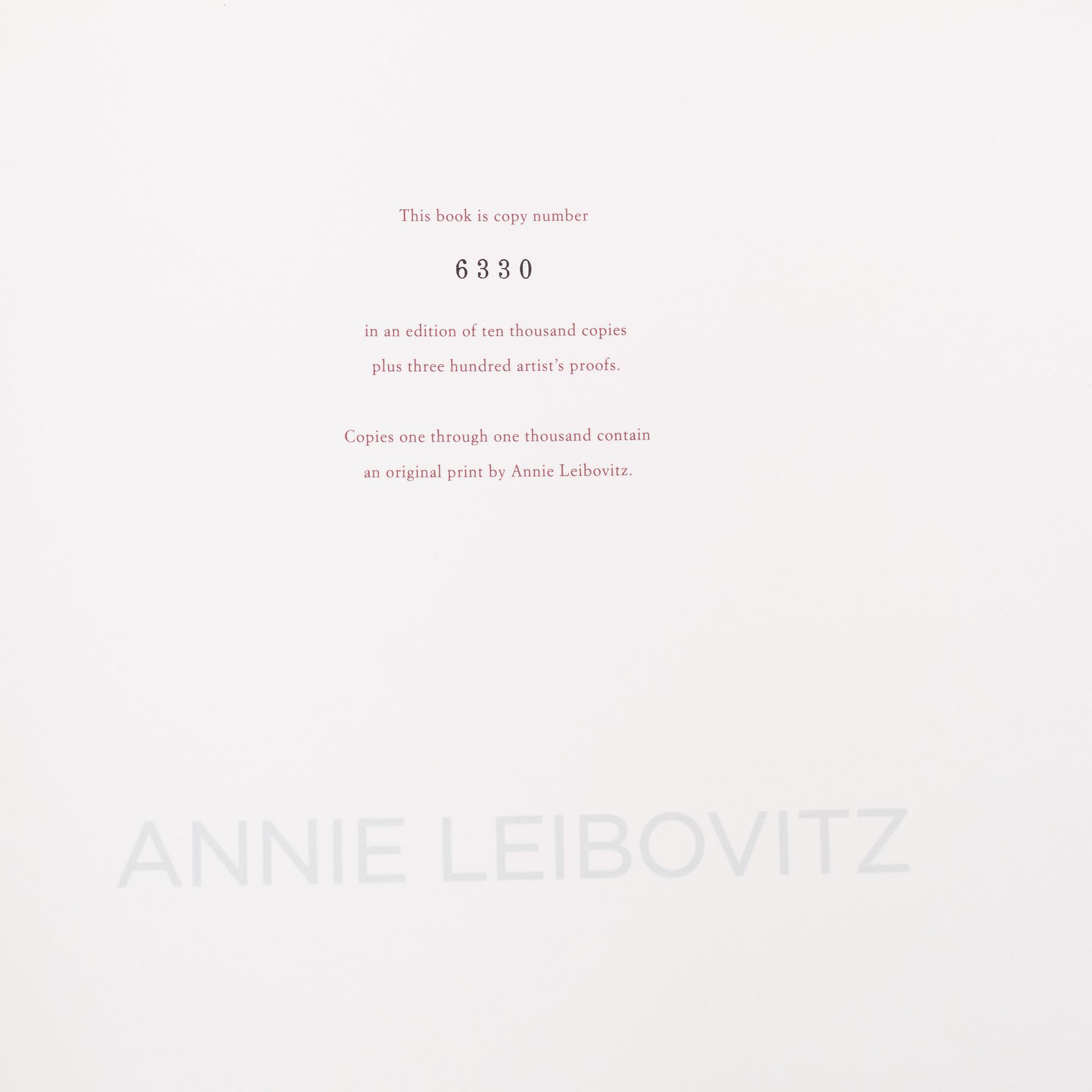 Annie Leibovitz, Taschen SUMO bok signerad ed. 6330/10.000 med benställning.