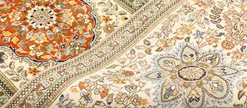 A Tabriz runner, c. 320 x 75 cm.