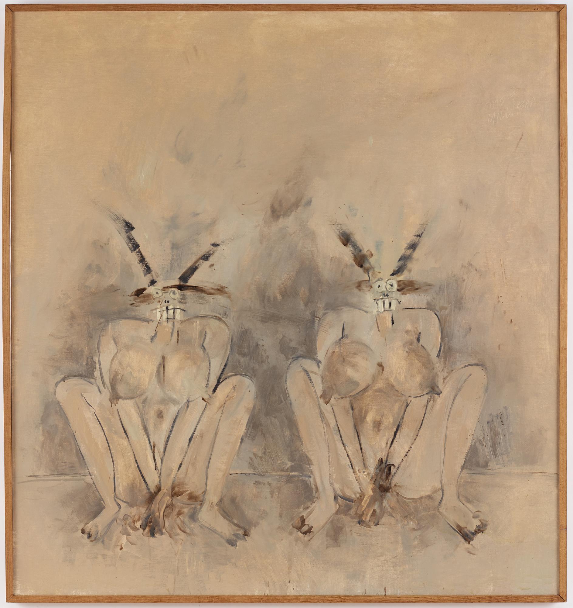 Louis Cane, oil on canvas, signed and dated 1981 verso.