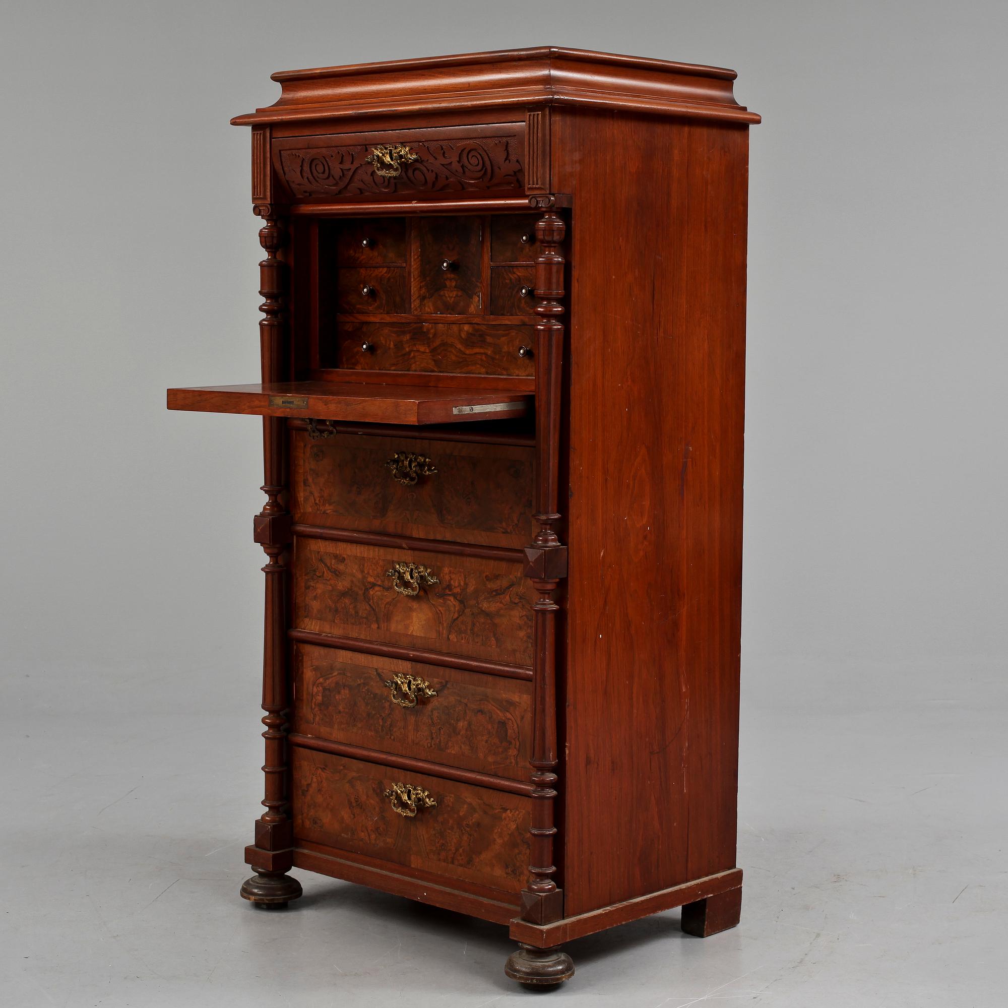 SKRIVBYRÅ, nyrenässans, 1800-talets slut.