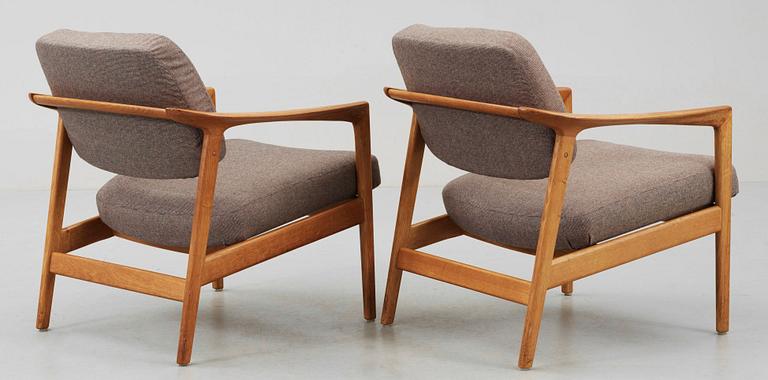 FÅTÖLJER, ett par, Folke Ohlsson för DUX, 1960-tal.