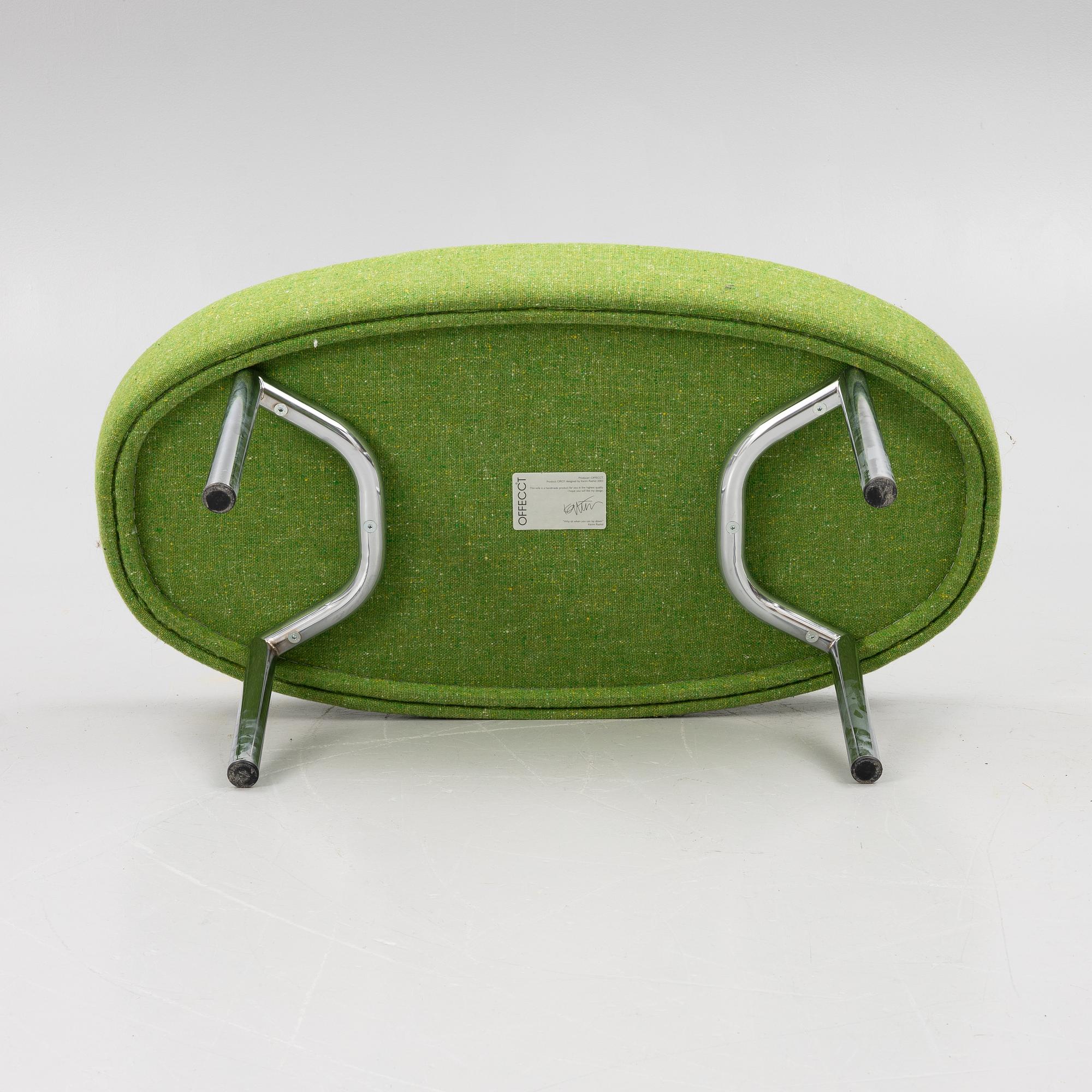 Karim Rashid, an 'Orgy' sofa with stool, from Offecct.