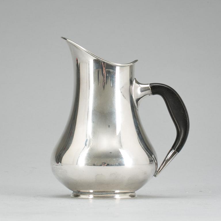 GRÄDDKANNA, silver, COHR, Danmark, 1900-talets mitt. Ca 180 gram.
