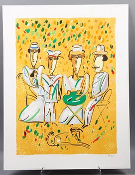 MADELEINE PYK, 2 st, färglitografier. Sign o numr 55/275 resp 14/96.