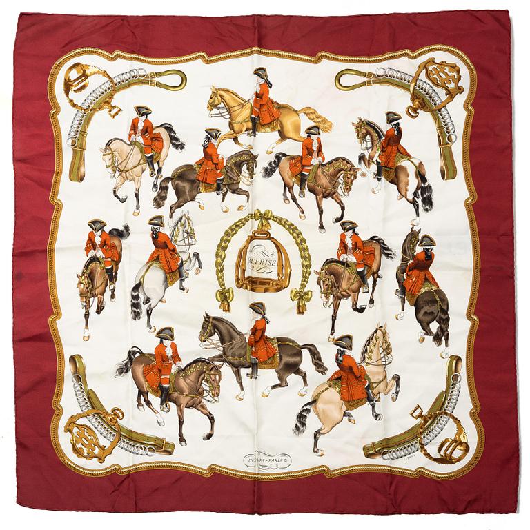 Hermès, a 'Reprise' scarf.