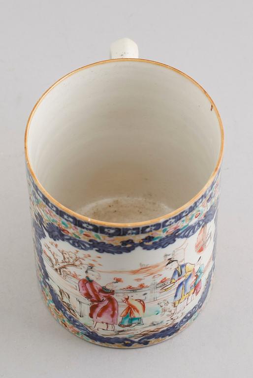 MUGG, kompaniporslin, Kina, Qianlong 1736-1795.