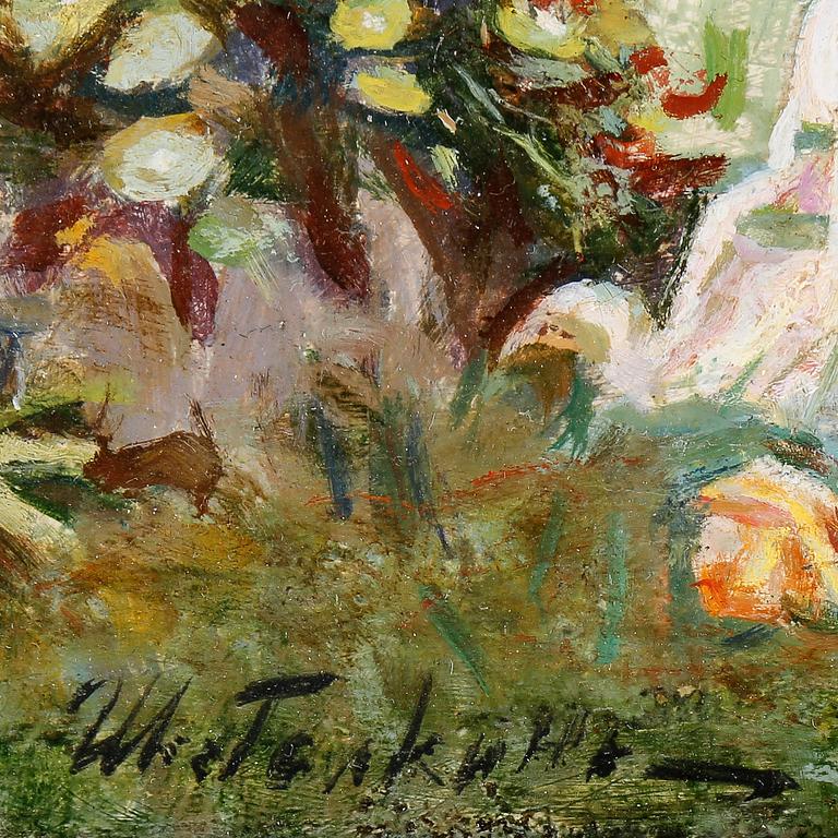 ILJA GALKIN, olja på duk, signerad.