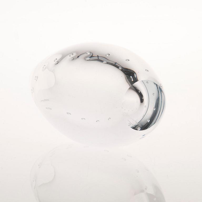 VAS, glas, "Pärlbandet", signerad G Nyman Nuutajärvi Notsjö, 1980-tal.