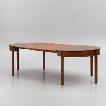 Scandinavian Modern, a dining table, mid 20th century, possibly designed by Kaare Klint.