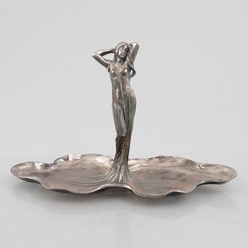 A Jugendstil dish, Württembergische Metallwarenfabrik, Germany, early 20th Century.