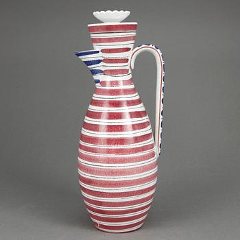 KANNA, fajans, Stig Lindberg, Gustavsbergs studio, omkring 1900-talets mitt.