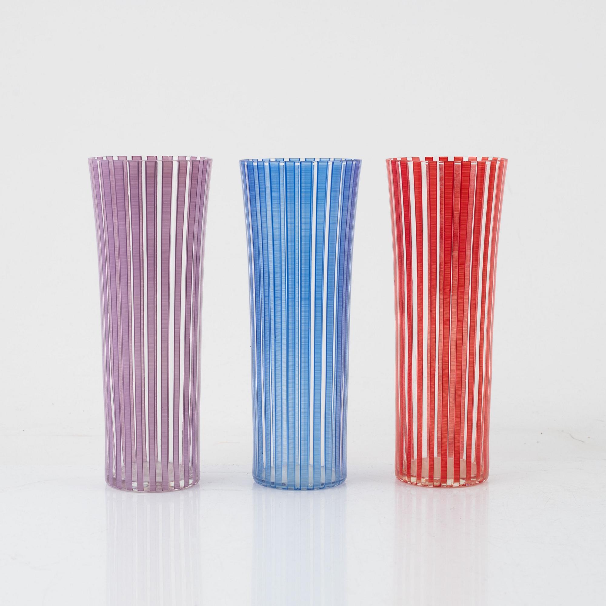 Bengt Orup, strikt, glas, 10 st. Johansfors.
